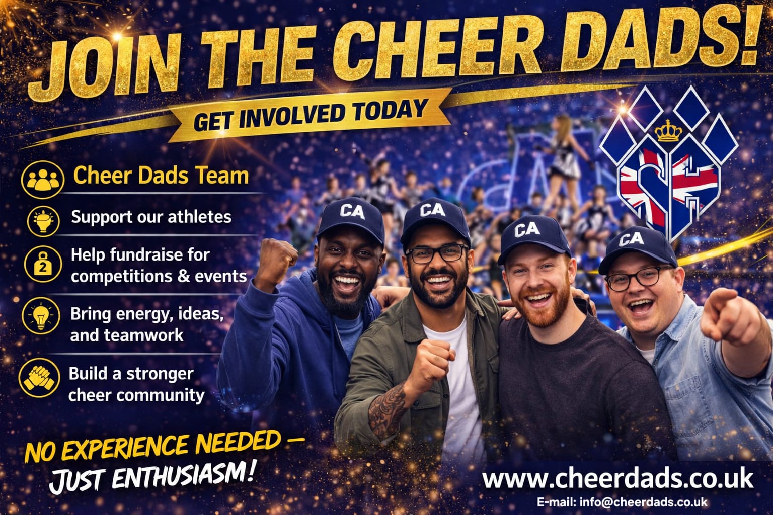 join the cheer dads